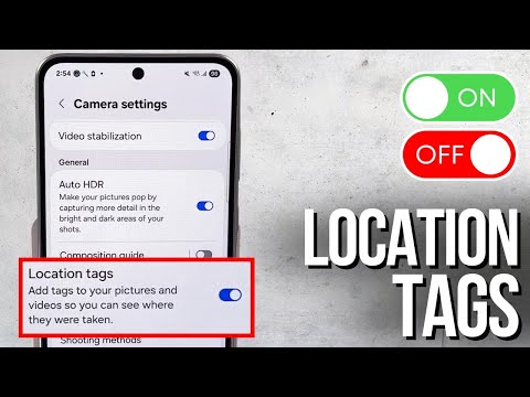 How to Enable or Disable Geotagging on Photos & Videos with Samsung Galaxy A36