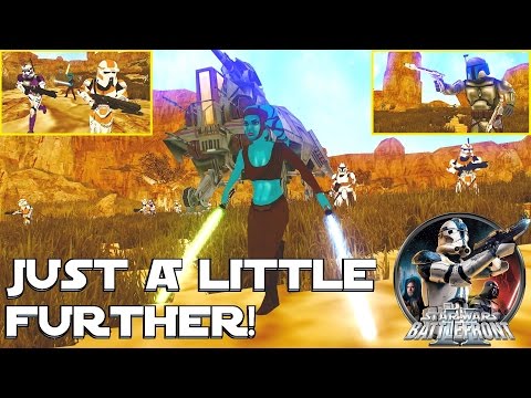 Star Wars Battlefront 2 Mods ᴴᴰ : Clone Wars Extended Mod - Kalee (Jango Fett vs Aayla Secura)