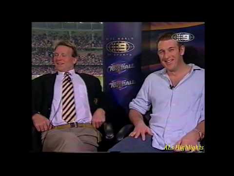 2003 Round 18 | Sam Newman & David Schwarz heated interview on gambling & Simon Beasley | AFL Nine