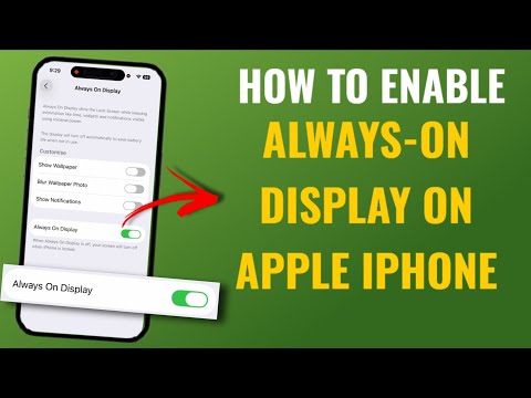 How to Enable Always-On Display on Apple iPhone | English