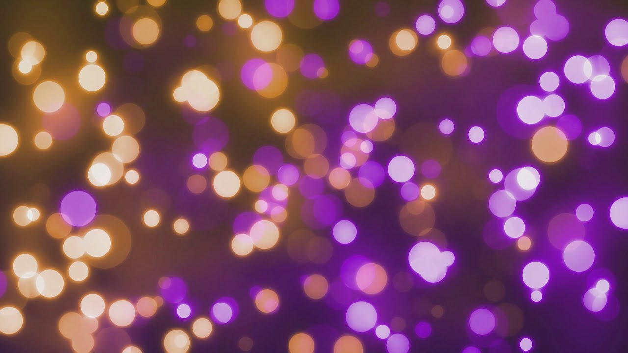 4K Glowing Purple & Orange Bokeh Particles Motion Background || VFX Free To Use 4K Screensaver