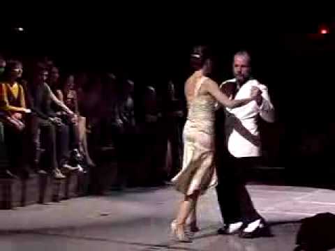  Alberto Colombo  and  Alessandra Rizzotti  are  dancing  to  the  tango  "  Bruma  "