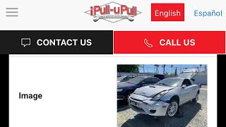 Sacramento iPull-u-Pull Celica junk yard parts hunt 5/31/21 (3 Speaker Door Panels)