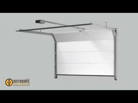 Funcionamiento de puerta seccional de garaje.