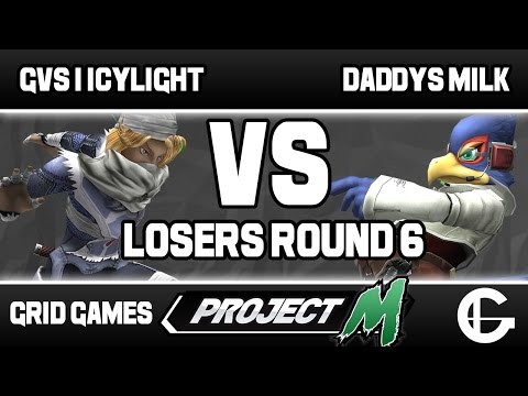 GVS | Icylight (Sheik/ROB/Olimar) VS Daddy's Milk (Falco/DK) | Grid Project M Weekly 55 | L Round 6