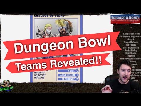 Dungeon Bowl Teams Revealed!! Blood Bowl News (Bonehead Podcast)