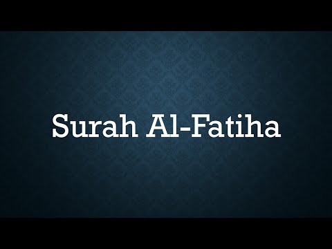 Surah Al Fatiha with english translation & transliteration - #Allah #prophet #muhammad #Quran