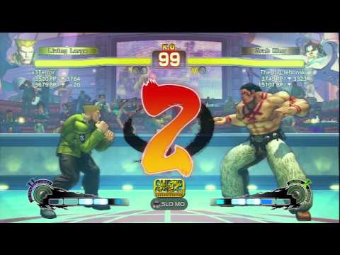 x3Terror (Guile) Vs The_big_lebonski (T.Hawk) SSF4 AE Ranked Matches - PSN