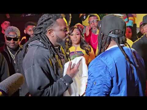 ARSONAL TALKING CRAZY TO QUEST MCODY AT MARDI GRAS 3 IN NEW ORLEANS 