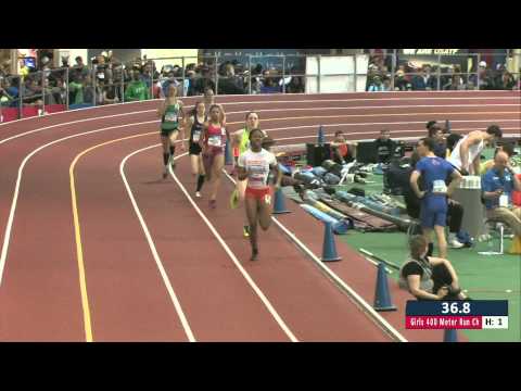 Girls 400m Prelim Heat 1 - New Balance Nationals Indoor 2014