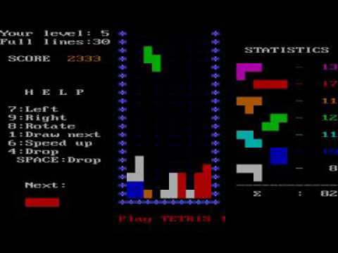 Original Tetris for PC   Gameplay