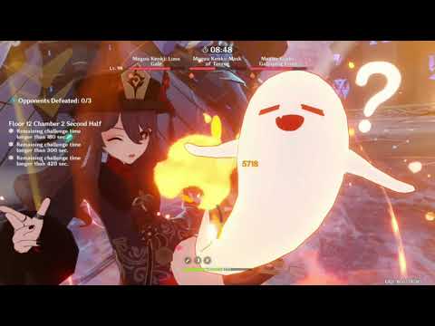 albedo x mono pyro team with hutao C0 destroy 3 maguu kenki brother