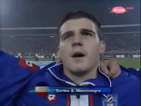HEJ SLOVENI ANTHEM SERBIA AND MONTENEGRO VS CROATIA U21 HIMNA SRBIJA I CRNA GORA VS HRVATSKA 2005