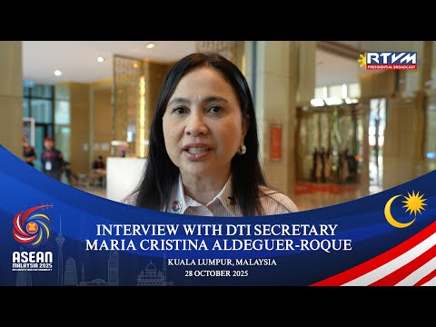 Interview with DTI Secretary Maria Cristina Aldeguer-Roque 10/28/2025