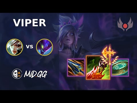 MID.GG: [ Viper ] Riven JUNGLE vs Kha'Zix | NA GRANDMASTER | LOL Season 2025
