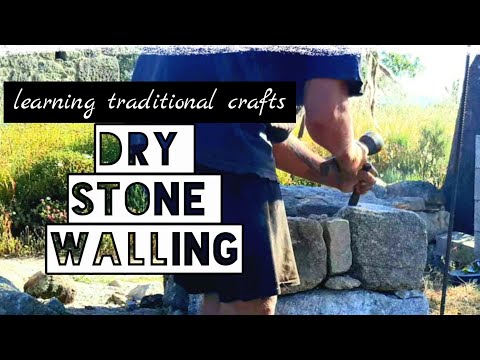 Preserving the past! Mastering the art of 'traditional stone walling'