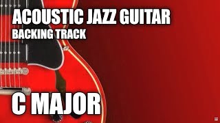 Acoustic Jazz Guitar Backing Track In C Major