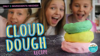 How to Make DIY Cloud Dough with 3 Ingredients | Easy Spring Kids Craft