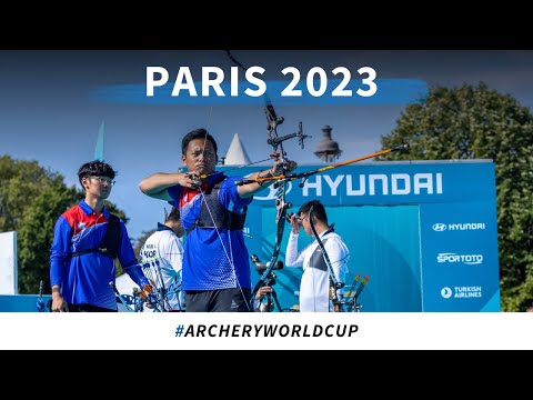 Korea v Chinese Taipei – recurve men team gold | Paris 2023 World Cup S4