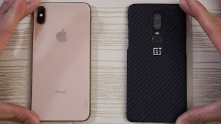 iPhone XS Max vs OnePlus 6 - Speed Test! Which is BEAST?!