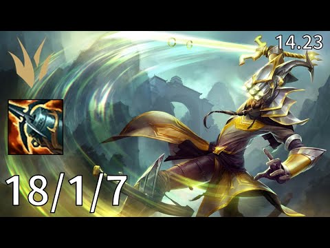 Master Yi Jungle vs Graves - EUW challenger | Patch 14.23