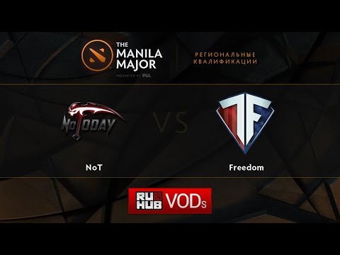 NoT vs Freedom, Manila Major Qualifiers game 1