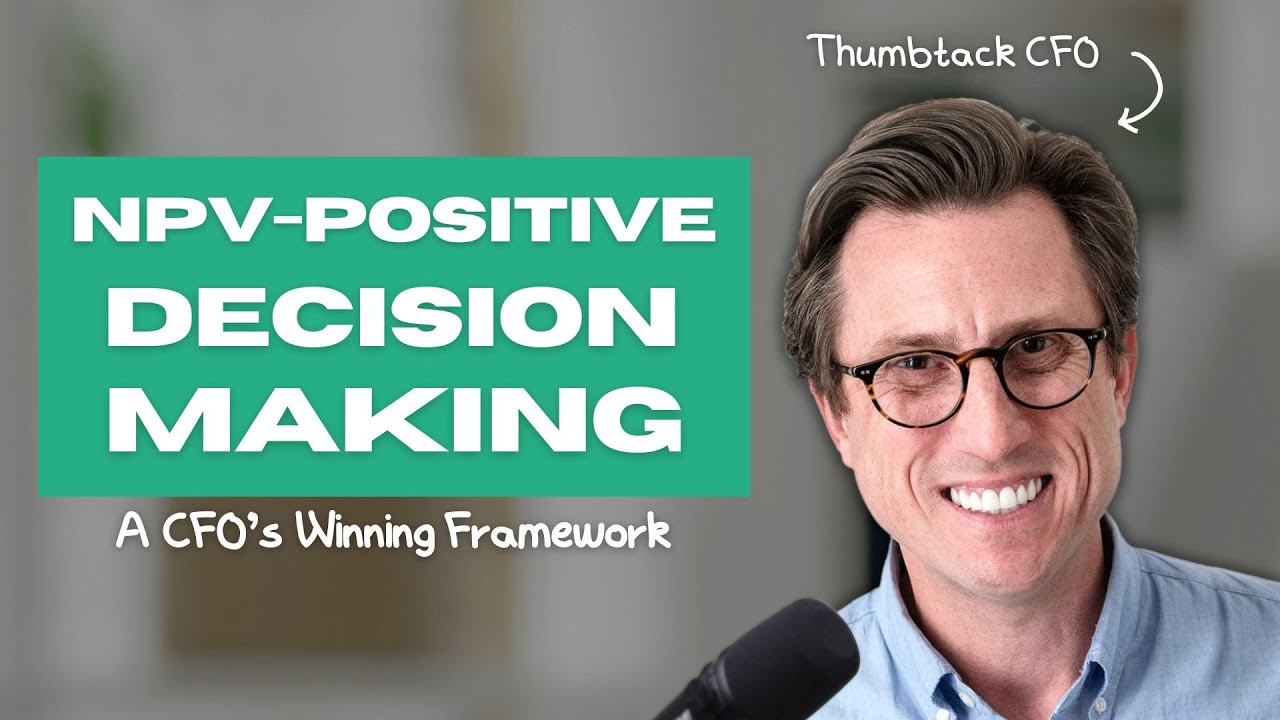 Thumbtack CFO Larry Roseman's Winning Framework - YouTube