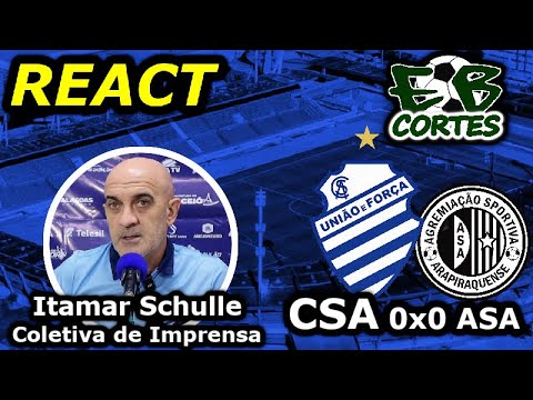 COLETIVA DE IMPRENSA - ITAMAR SCHULLE (CSA 0x0 ASA) REACT