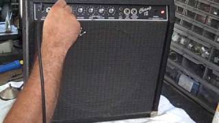 Video thumbnail for FENDER CHAMP 12 DEMO 1980s RED KNOB CHAMP AMP by MrJOHNNYLIGHTNING
