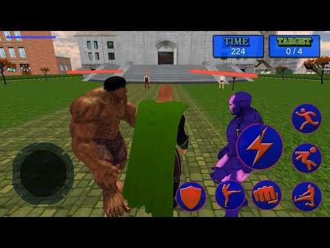 Hammer Hero Vs Crime City Avenger Battle | Superhero City Rescue Fighting | Android GamePlay