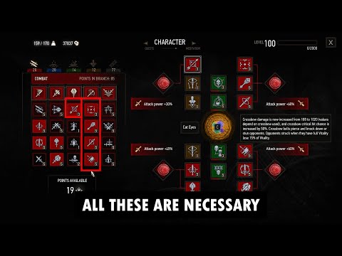 Best Crossbow Build Witcher 3 Skill Tree