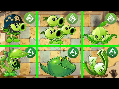 Pvz 2 family: Mummy Zombie vs 2 Team  Pea vs Boxing - who will win?