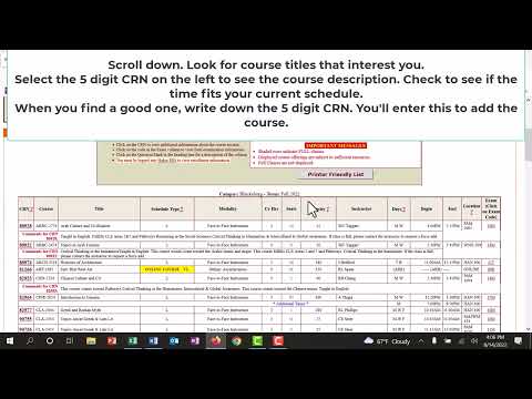 Va Tech Timetable Of Classes