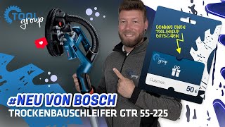 Lohnt sich der TROCKENBAUSCHLEIFER GTR 55-225 von Bosch? - Ein Werkzeug für den Maler? || ToolGroup