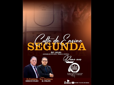 CULTO  DE ENSINO -  AD SÃO LUÍS GONZAGA-MA  12/01/2026