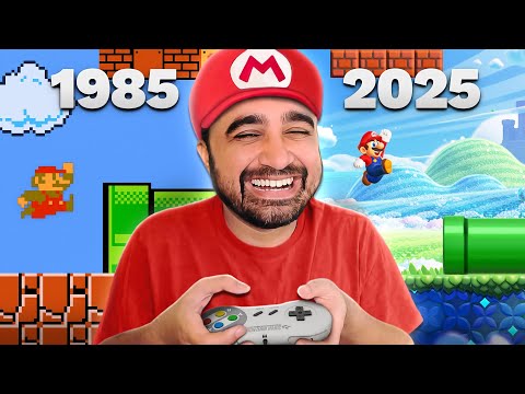 I Played 40 Years of Mario Games to see if they're still good