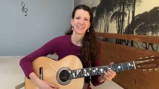 Schneemann bau&#39;n und Schneeballschlacht (Rodellied) (Gitarrebegleitung mit Schlagmuster)