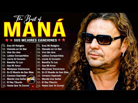 GRANDES ÉXITOS DE MANÁ 🌹 Mana Éxitos Mix 100 Super Éxitos Románticas Inolvidables #rockenespanol