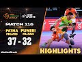 PatnaPirates Clinch Crucial 5 Points Against PuneriPaltan ProKabaddiOnStar HIGHLIGHTS