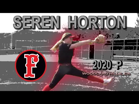2020 Seren Horton Pitcher Softball Skills Video