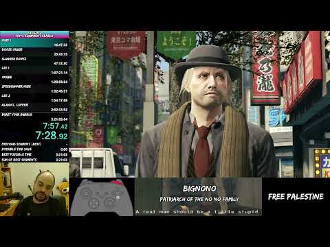 Yakuza 0 Any% Speedrun in 3:22:44 [WR]