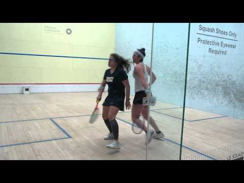2-Sobhy (Harvard) v.Dafrawy (Trinity) (Egypt) -CSA College Squash 2014 Championships Women's Final