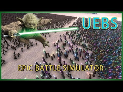 2000 JEDI KNIGHTS vs 6000 STORM TROOPERS Ultimate Epic Battle Simulator