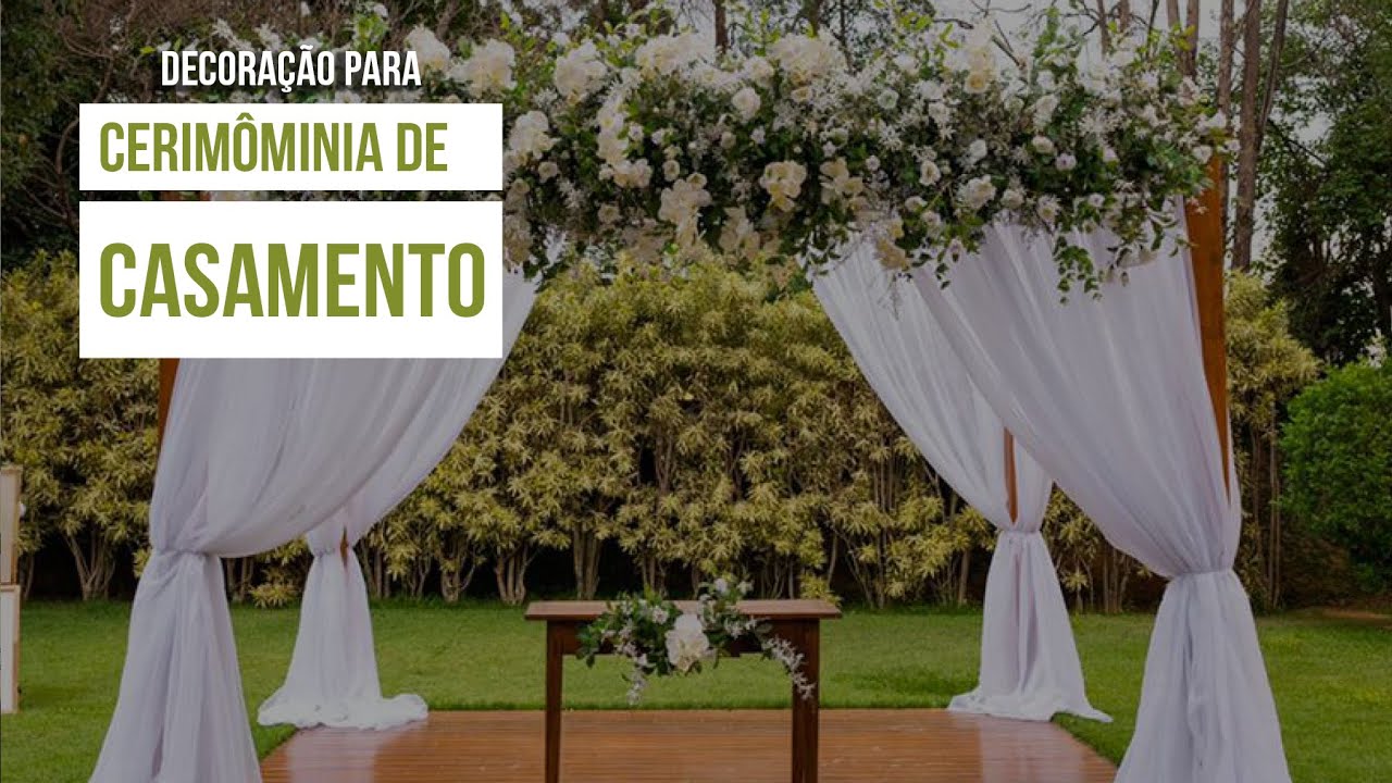 DECORAÇÃO PARA CASAMENTO - COMO FAZER UM BOM ARRANJO!