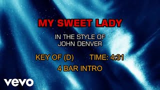 John Denver - My Sweet Lady (Karaoke)