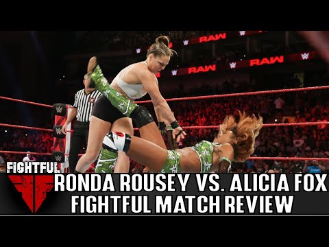 Fightful Reacts: Ronda Rousey vs. Alicia Fox Full Match Review From WWE Raw 8/6/18