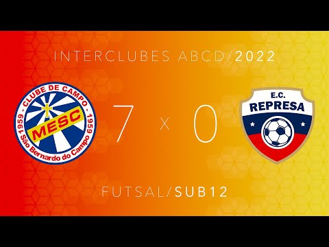 Mesc 7 x 0 EC Represa  - Interclubes do grande ABCD - sub12 - 05/03/2022