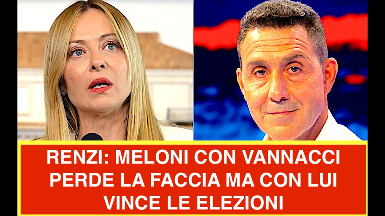 RENZI: MELONI CON VANNACCI PERDE LA FACCIA MA CON LUI VINCE LE ELEZIONI