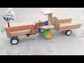 Amazing DIY Model Tractor Trolley Made At Home Science Project