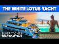 INSANE 18ft Pool On A 118ft Cat Silver Yachts SpaceCat 36M Tour Review
